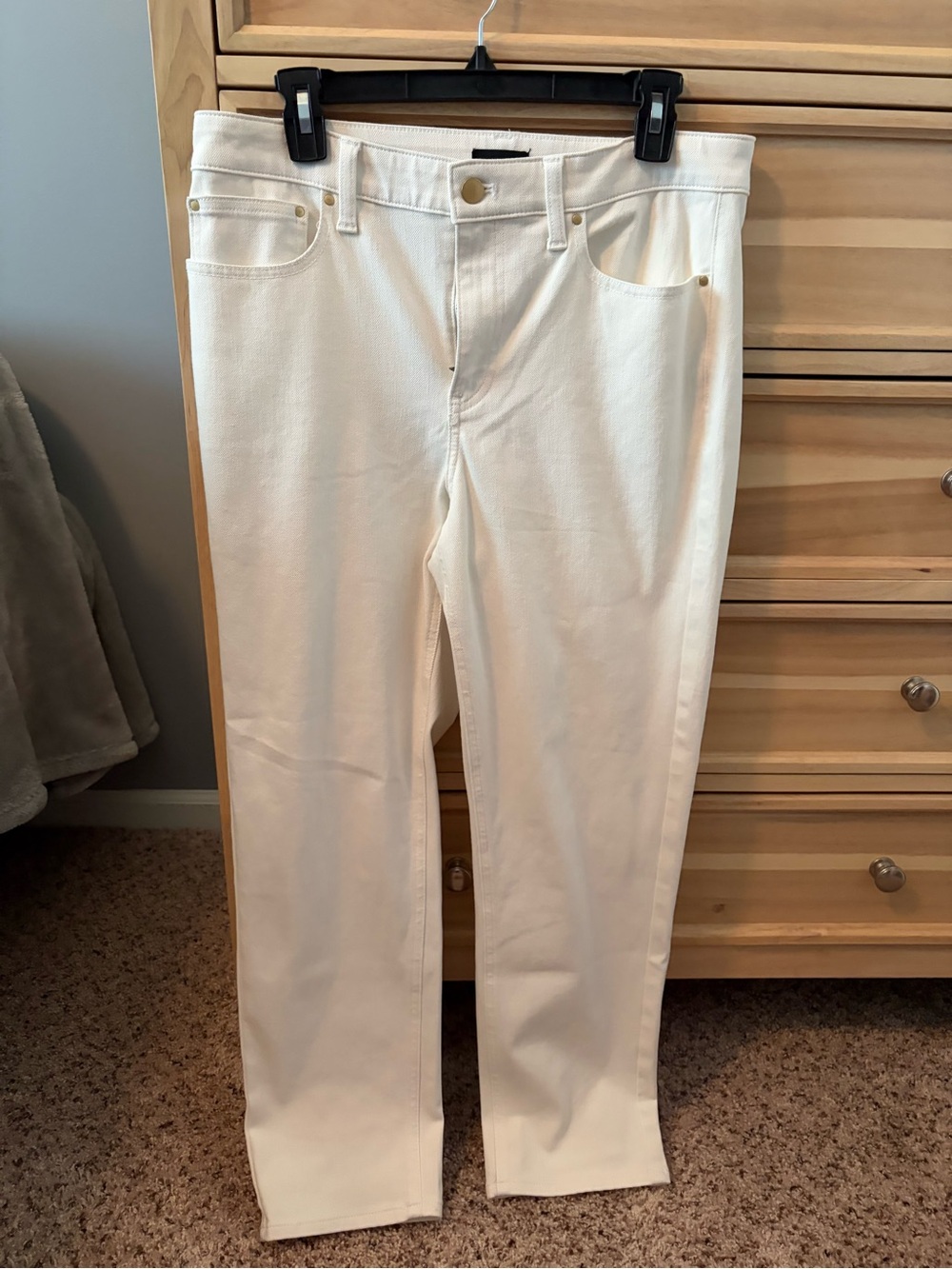Talbots Women’s White Slim Jeans - Classic Straight Fit